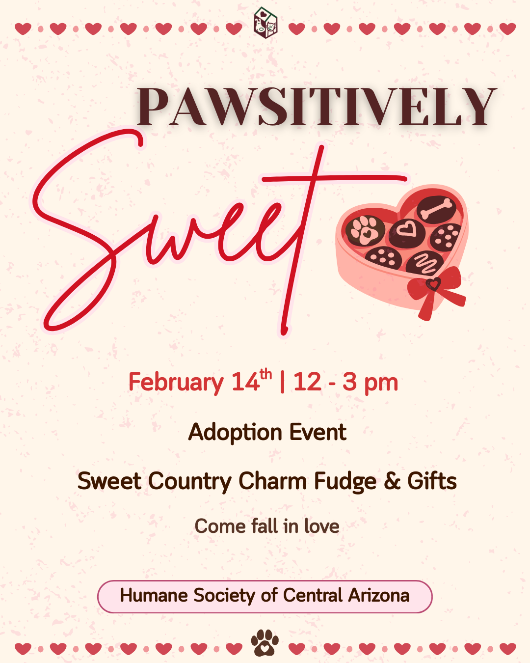 Valentine’s pawsitively sweet adoption event 2026